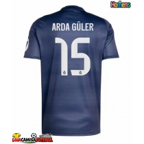 Camisa de Futebol Real Madrid Arda Guler #15 Equipamento Secundário 2025-26 Manga Curta